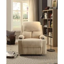 ACME Rosia Motion Recliner - Beige -Baxton Acme Shop 2a5a0866 25db 4f0a aaea d3ad85b27f89