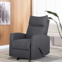29.25'' Wide Manual Glider Standard Recliner - Light Gray -Baxton Acme Shop 2abb216f d0a7 4585 93a6 8cbeff648152
