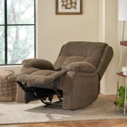 Lindale Indoor Pillow Tufted Massage Recliner By Christopher Knight Home - Black + Charcoal -Baxton Acme Shop 2c313fd7 b677 48d3 8084 72f7805aaaf7