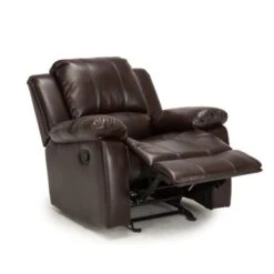 Charleston Leather Gel Glider Rocker Recliner By Greyson Living - Brown -Baxton Acme Shop 2cd412cc 0ae3 4572 9611 5cacd09d9bf1