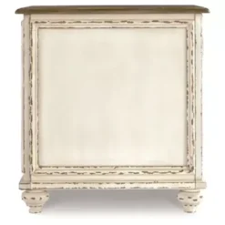 White/Brown Realyn Chair Side End Table -Baxton Acme Shop 2d57be77 f136 46bc 8914 a248240522e1