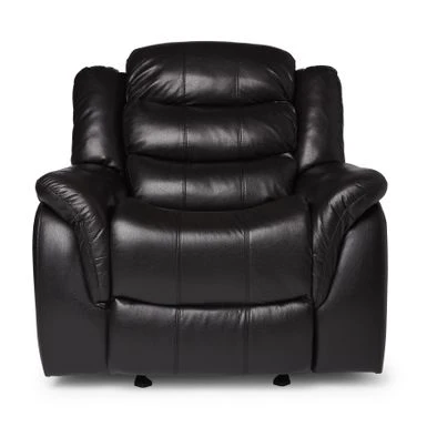 Hawthorne PU Leather Glider Recliner Chair By Christopher Knight Home - Black 6 Hawthorne PU Leather Glider Recliner Chair By Christopher Knight Home - Black - Image 4