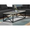 Coffee Table/ Accent/ Cocktail/ Rectangular/ Living Room/ 44"L/ Metal/ Laminate/ Grey/ Black/ Contemporary/ Modern 2 Coffee Table/ Accent/ Cocktail/ Rectangular/ Living Room/ 44"L/ Metal/ Laminate/ Grey/ Black/ Contemporary/ Modern -Baxton Acme Shop 2de2ff2f fc35 4ec4 aecd a6e8e3299abe