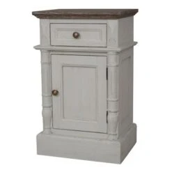 International Caravan Ashbury 1-Drawer Accent Table - Antique White/Black 10 International Caravan Ashbury 1-Drawer Accent Table - Antique White/Black -Baxton Acme Shop 2de78ff7 0632 4313 9472 cb1c1ba90e16
