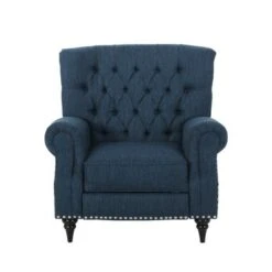 Sunapee Fabric And Rubberwood Recliner With Nailhead Trim By Christopher Knight Home - Cognac Brown/ Espresso/ Faux Leather 34 Sunapee Fabric And Rubberwood Recliner With Nailhead Trim By Christopher Knight Home - Cognac Brown/ Espresso/ Faux Leather -Baxton Acme Shop 2f01106b 0724 4b16 ada3 c5d775ebc3bf