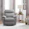 Mars Glider & Swivel Power Recliner With USB Port - Khaki -Baxton Acme Shop 2f7d29c0 1e15 4ae1 af32 4c438a7e048f