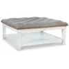 Kanwyn Upholstered Ottoman Coffee Table -Baxton Acme Shop 30332996 b566 4d06 9f6c f36b57725ea8