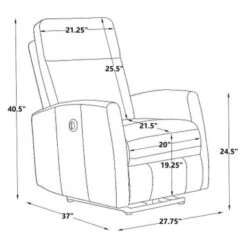 27.25'' Wide Manual Glider Standard Recliner - Sand -Baxton Acme Shop 316f6ff0 37ee 41ad 9a08 a6047ec5fb18