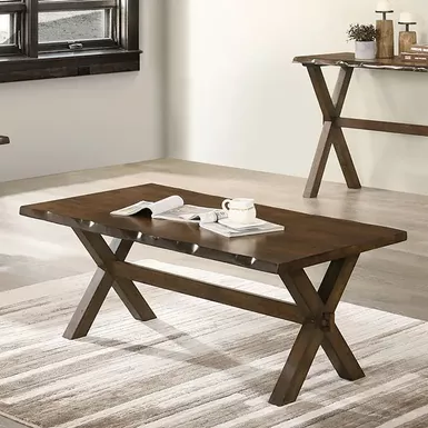 Transitional Walnut Coffee Table 3 Transitional Walnut Coffee Table