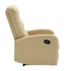 Carson Carrington Marielle Recliner Chair - Cream Fabric -Baxton Acme Shop 369c1585 c576 436b 91d5 720136d7ef57