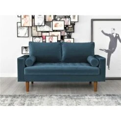Mac Loveseat - Space Blue -Baxton Acme Shop 38721b3a def0 4aff 8a62 e608a8fe64a8