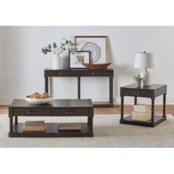 Christine 2-drawer Sofa Table Coffee Bean -Baxton Acme Shop 389d4c4c 0bbd 46b3 922d ded8864c2a0e