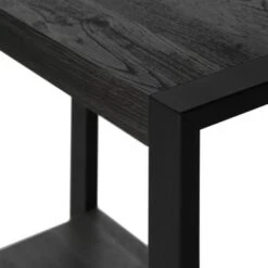 Accent Table/ Side/ End/ Nightstand/ Lamp/ Living Room/ Bedroom/ Metal/ Laminate/ Black/ Contemporary/ Modern -Baxton Acme Shop 38ab199b f218 47e9 bc7d 54b9d43a55dd