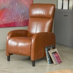 Stratton Recliner By Christopher Knight Home - Stratton Hazelnut Recliner -Baxton Acme Shop 3a9420fe b9eb 4218 88cc 75628abf1982