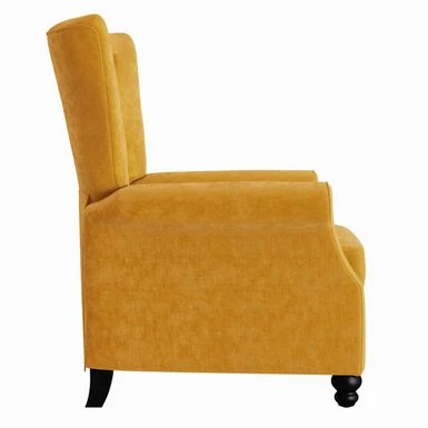Copper Grove Plush Pushback Recliner Chairs (Set Of 2) - Mustard Gold 16 Copper Grove Plush Pushback Recliner Chairs (Set Of 2) - Mustard Gold - Image 14