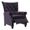 Copper Grove Plush Push-back Recliner Chair - Aubergine Purple -Baxton Acme Shop 3ab124ab 7183 4bdb 8ffb 53f145fee028