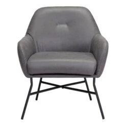 Hopkinton Accent Chair Vintage Gray - N/A - Vintage Gray/Black -Baxton Acme Shop 3ad6f69c fd59 430a 9e69 f3e5c7afe492