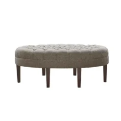 Delaney Surfboard Tufted Brown Ottoman -Baxton Acme Shop 3aea2f4a efb9 425e ad99 0ca026bca9ad
