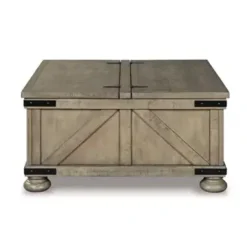 Gray Aldwin Cocktail Table With Storage -Baxton Acme Shop 3b134c89 3005 488f 8b8d d43182ea50d6