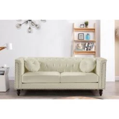 Fogg Rolled Arm Sofa - Black -Baxton Acme Shop 3bae6997 f4a0 4701 85da 5d7693b51c9d