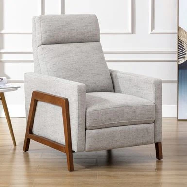 Vinton Push Back Recliner In Performance Fabric By Greyson Living - Sea Oat 4 Vinton Push Back Recliner In Performance Fabric By Greyson Living - Sea Oat - Image 2