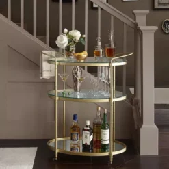 Stella Antique Gold Bar Cart