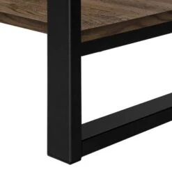 Coffee Table/ Accent/ Cocktail/ Rectangular/ Living Room/ 48"L/ Metal/ Laminate/ Brown/ Black/ Contemporary/ Modern -Baxton Acme Shop 3dcfe68d 9afd 484c a2af aa181feeb965