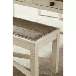 Two-tone Bolanburg Large Upholstered Dining Room Bench -Baxton Acme Shop 3f30a6db 7f02 4548 a3cd 54141509dd96