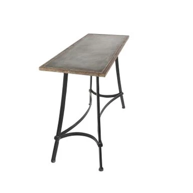 Brown Iron Farmhouse Console Table 30 X 43 X 16 - Brown - Metal 8 Brown Iron Farmhouse Console Table 30 X 43 X 16 - Brown - Metal - Image 6