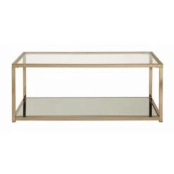 Coffee Table With Mirror Shelf Chocolate Chrome -Baxton Acme Shop 3fb120f9 a2b0 4e73 baac 6220c62a832b