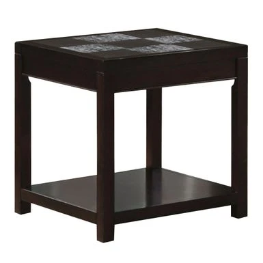 Accent Table/ Side/ End/ Nightstand/ Lamp/ Living Room/ Bedroom/ Laminate/ Brown/ Transitional 4 Accent Table/ Side/ End/ Nightstand/ Lamp/ Living Room/ Bedroom/ Laminate/ Brown/ Transitional - Image 2