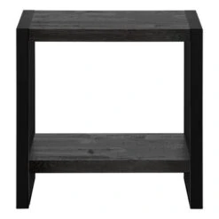 Accent Table/ Side/ End/ Nightstand/ Lamp/ Living Room/ Bedroom/ Metal/ Laminate/ Black/ Contemporary/ Modern -Baxton Acme Shop 3ff5c4e2 66d9 416e 8b68 36028ab1ba9a