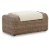 Sandy Bloom Outdoor Ottoman With Cushion -Baxton Acme Shop 402a0173 7f6d 495f ba73 92e3a1a72af5