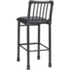 ACME Caitlin Bar Chair, Black, Set Of 2 -Baxton Acme Shop 402bdda9 8aeb 4509 970a 5e79562f0381