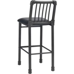 ACME Caitlin Bar Chair, Black, Set Of 2