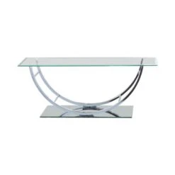 U-shaped Coffee Table Chrome -Baxton Acme Shop 4082d356 0cdc 4f87 a272 7f0bb9aa36f4