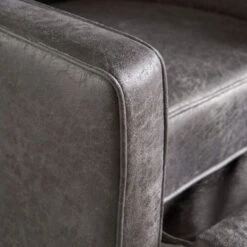 Mervynn Mid-Century Modern Microfiber Recliner (Set Of 2) By Christopher Knight Home - Grey -Baxton Acme Shop 40b2ea8c 3cb4 4247 81c9 095b25d50d7e