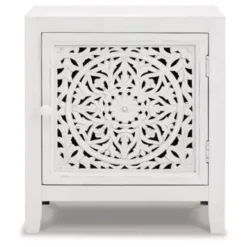White Fossil Ridge Accent Cabinet -Baxton Acme Shop 40bc100a 4bcb 433a bcf1 4c8b6098730a