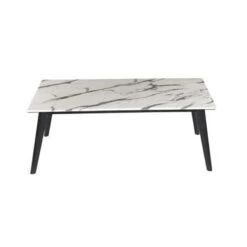 Rectangle Faux Marble Top Coffee Table Black And White -Baxton Acme Shop 40be9bf7 06fe 469d 86af 1dce4736add0