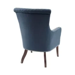 Dark Blue Heston Accent Chair -Baxton Acme Shop 4128035d e130 4525 9b0a 16d1f321dc03