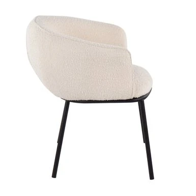 Porch & Den Kacie Upholstered Arm Chair - Cream Fabric 13 Porch & Den Kacie Upholstered Arm Chair - Cream Fabric - Image 11