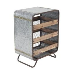 Brown Iron Industrial Chest 26 X 20 X 14 - Brown -Baxton Acme Shop 467c18b7 0d82 40d4 b38c fe8a23733a66