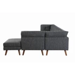 Churchill Rectangular Ottoman Dark Grey -Baxton Acme Shop 481af79b 015d 4169 9f24 18e158d9a97c