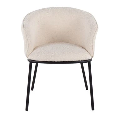 Porch & Den Kacie Upholstered Arm Chair - Cream Fabric 9 Porch & Den Kacie Upholstered Arm Chair - Cream Fabric - Image 7