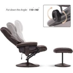 Mcombo Recliner With Ottoman, Massage 360 Swivel Leisure Chair Faux Leather 4901 - Cream White 30 Mcombo Recliner With Ottoman, Massage 360 Swivel Leisure Chair Faux Leather 4901 - Cream White -Baxton Acme Shop 49c435e5 95c2 4efd b7a7 3ab1d03e6822