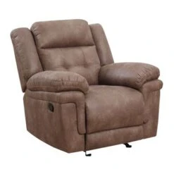 Austin Microfiber Glider Reclining Chair By Greyson Living - Cocoa