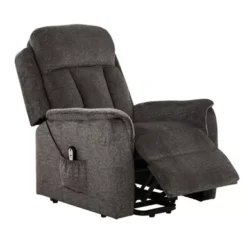 Holmes Rocker Recliner, Brown -Baxton Acme Shop 4b1b655a 5c34 42cb 93ac 2b782e04f13f
