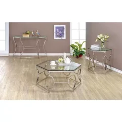 Contemporary Chrome Coffee Table -Baxton Acme Shop 4c3524d5 7c71 442d 9e56 9189bb8327f7