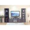 Spacious Media Tower With Square Bar Drawer Handles, Dark Brown -Baxton Acme Shop 4f8f3da2 6caf 4c22 9ad2 9345903e26d1