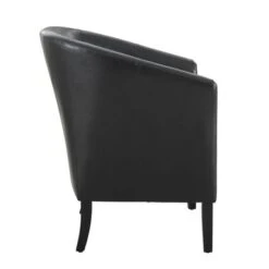 Sheraton Club Chair Black -Baxton Acme Shop 5344ac02 ae40 4fc9 b5fa d0d4ff3e4278